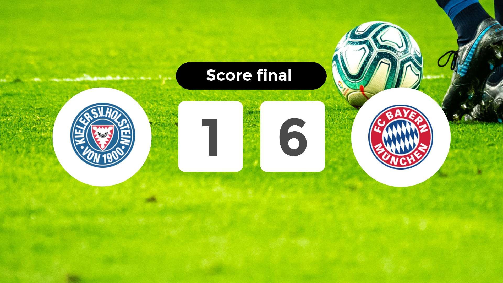 bayern munich vs holstein kiel standings