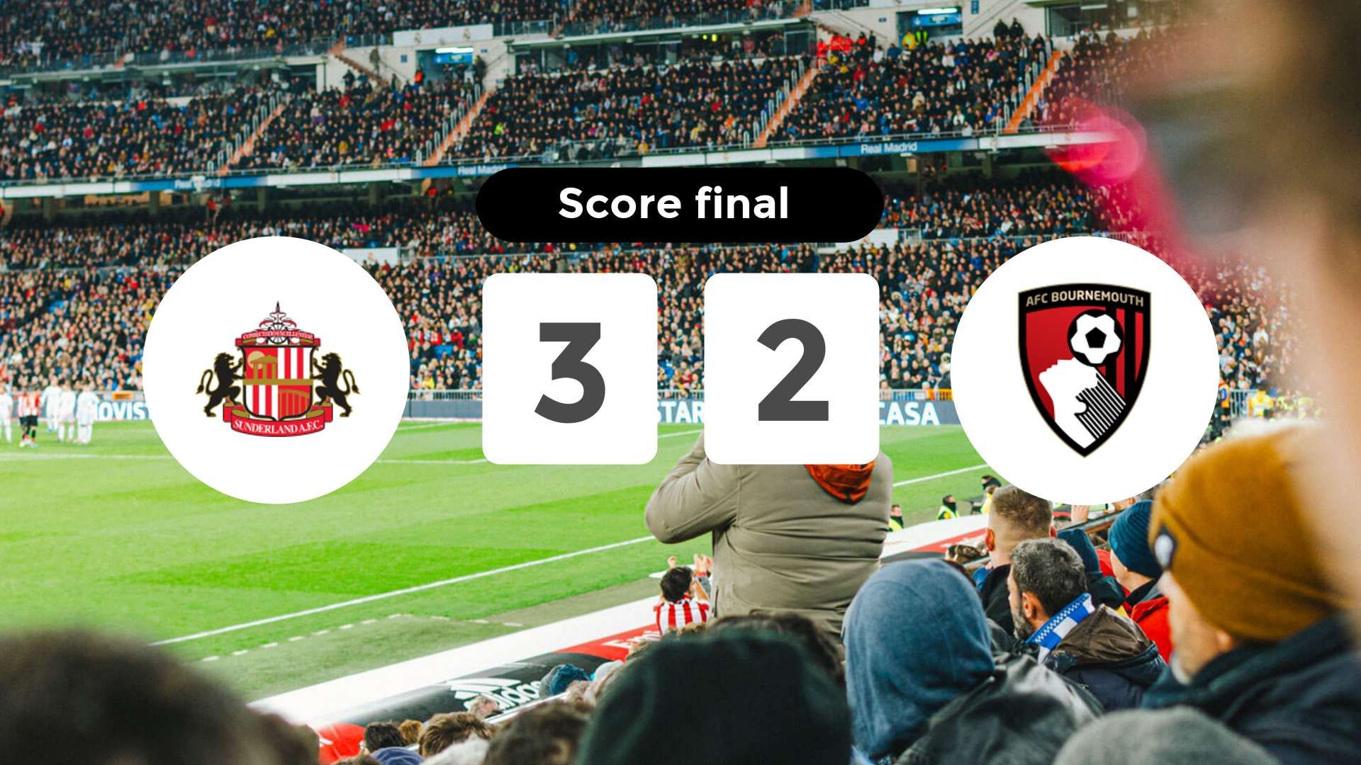 Résumé du match Sunderland vs AFC Bournemouth du 29 novembre 2025
